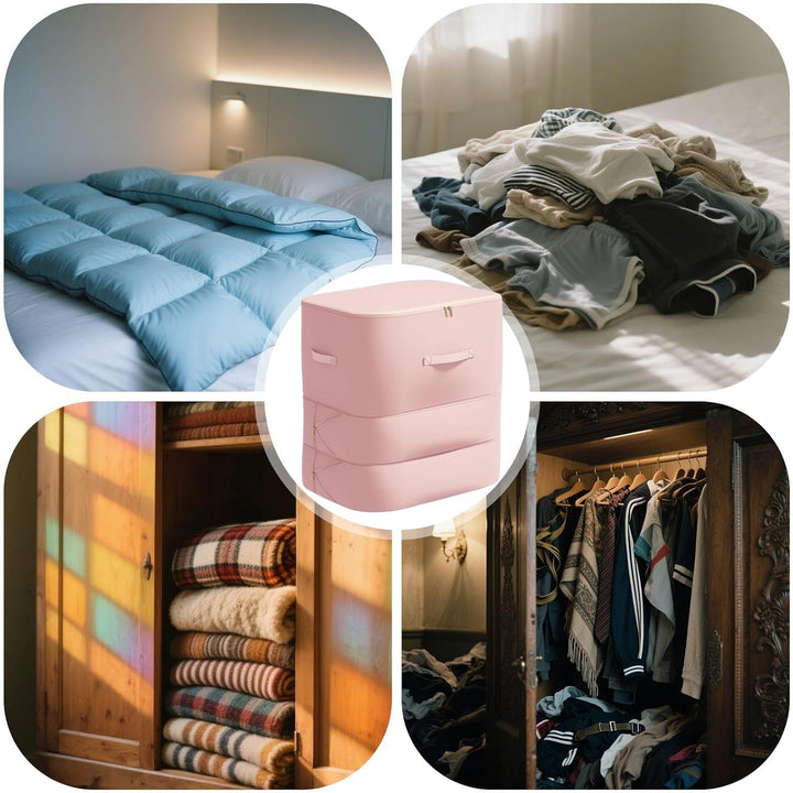 Duża torba do przechowywania pościeli, odporna na kurz, z samokompresem – Corvina