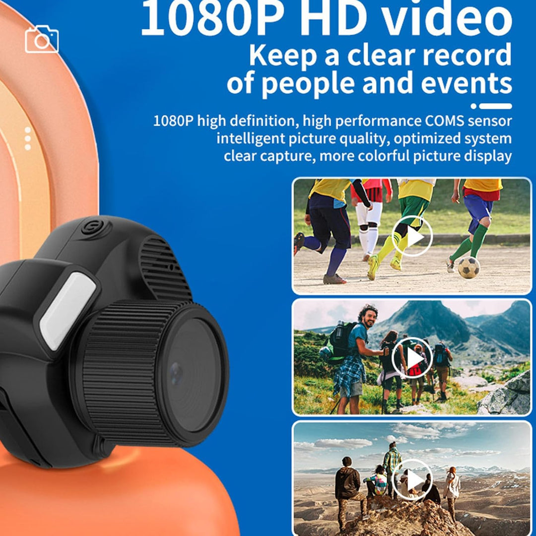 Mini kamera cyfrowa 1080P z ekranem kolorowym i baterią na 100 minut – Lurevo (1+1 GRATIS)
