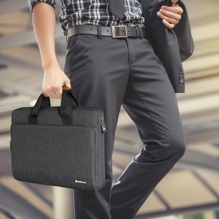 Torba na ramię na laptopa wodoodporna z 360° ochronną wyściółką