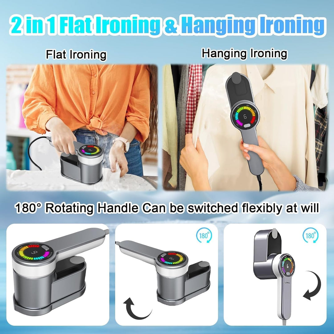 Przenośne podróżne żelazko parowe 1200W z 6 trybami i wtyczką AU