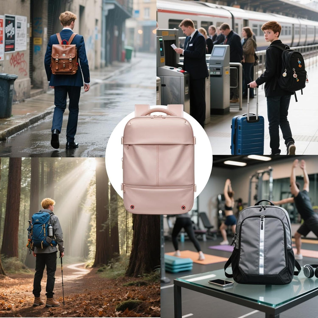 Rozszerzalny i wodoodporny plecak podróżny z kompresją próżniową – Arvid