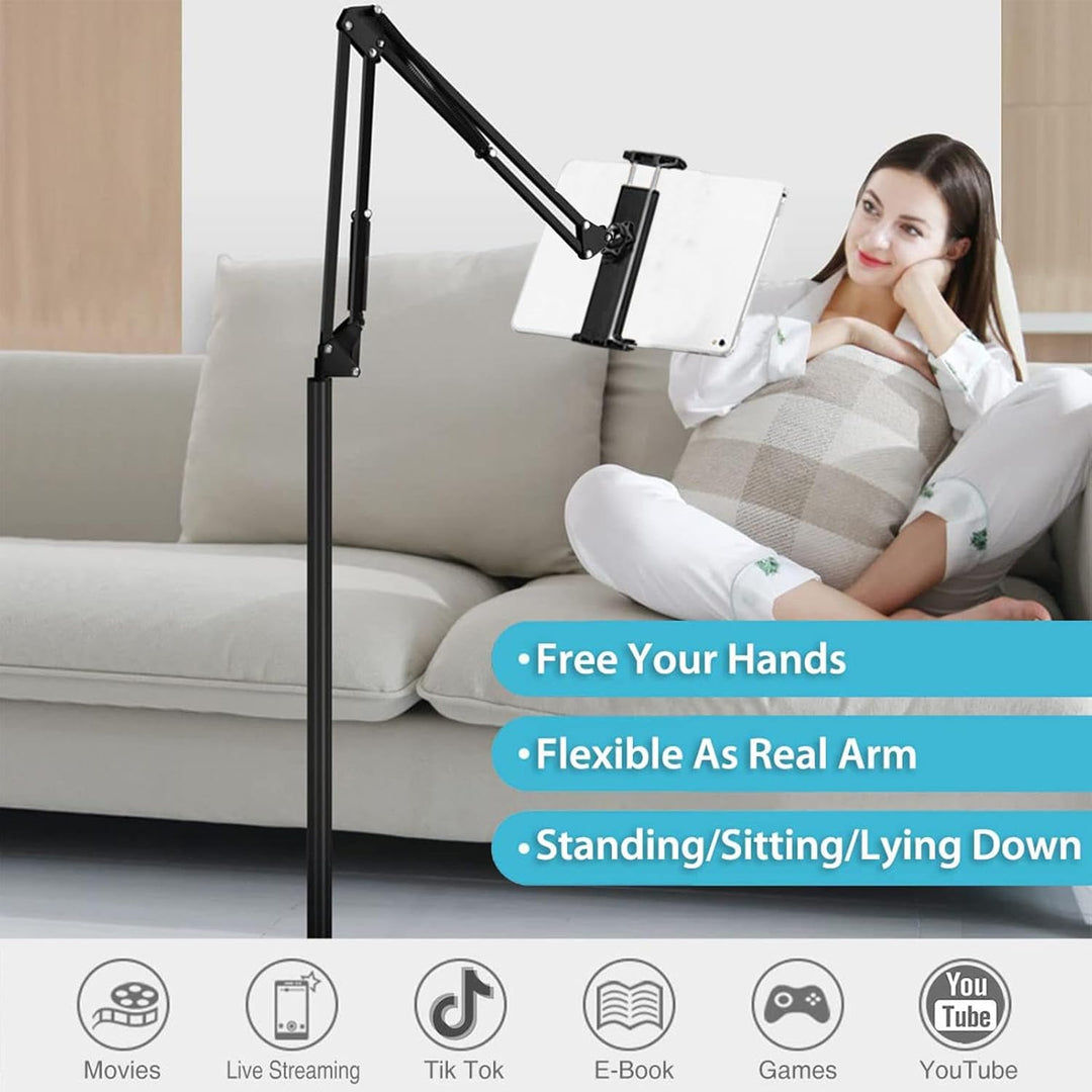 Regulowany stojak na telefon i tablet 360° na podłogę – Movira
