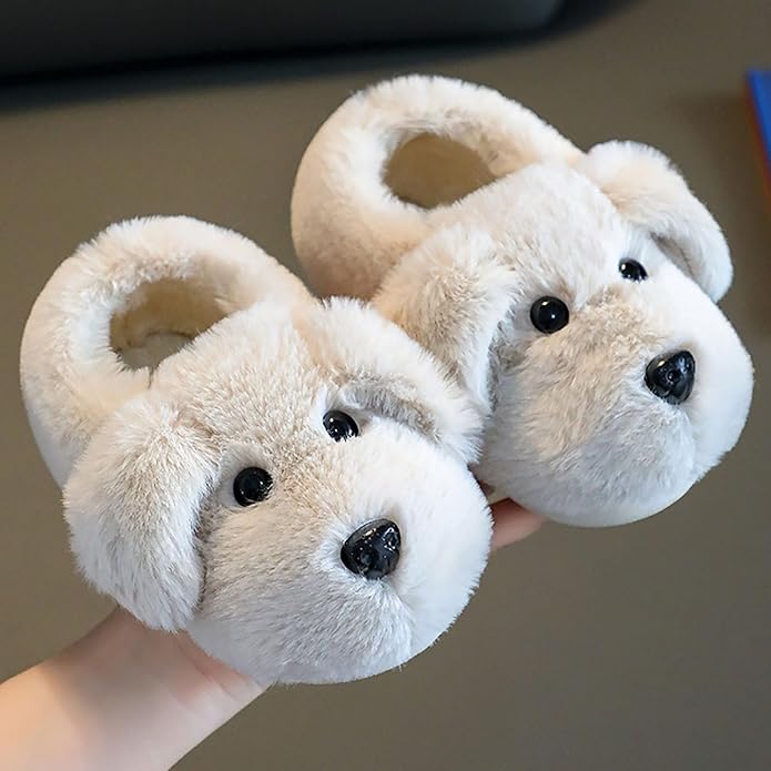 Kapcie dziecięce z wzorem szczeniaka – PuppyPaws