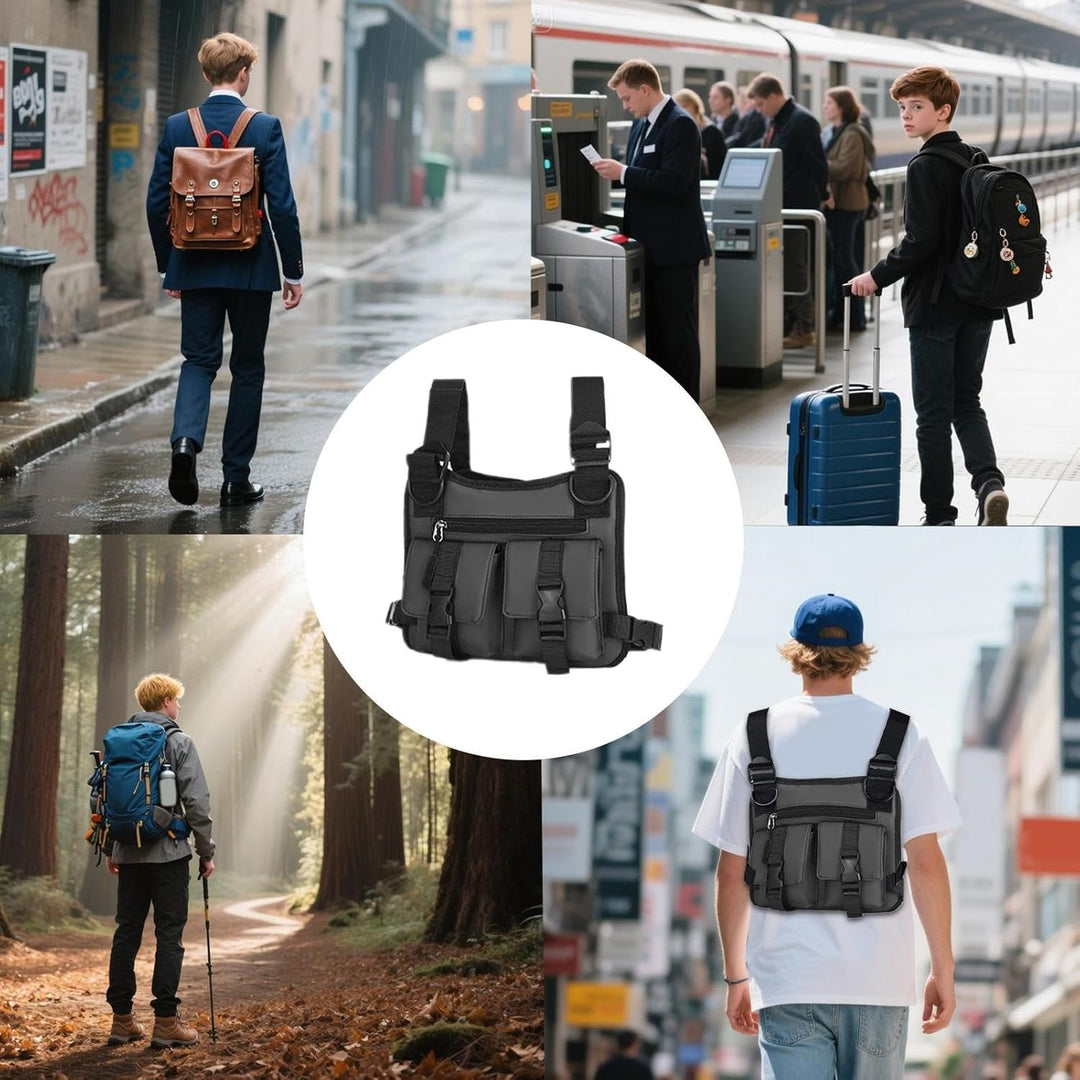 Lekka regulowana kamizelka biegowa dla mężczyzn – Dravon