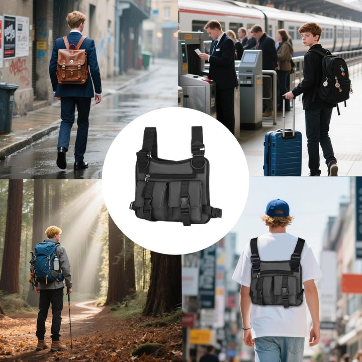 Lekka regulowana kamizelka biegowa dla mężczyzn – Dravon