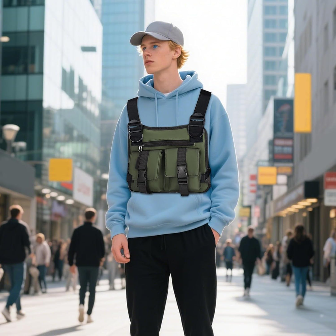 Lekka regulowana kamizelka biegowa dla mężczyzn – Dravon