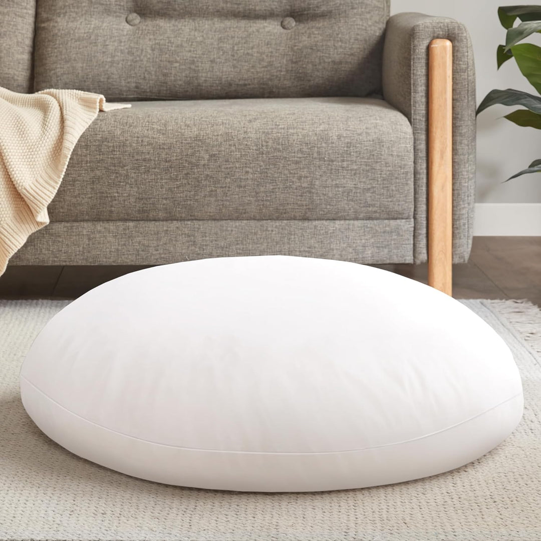 Duża okrągła poduszka do medytacji z pianki pamięciowej – 81 cm
