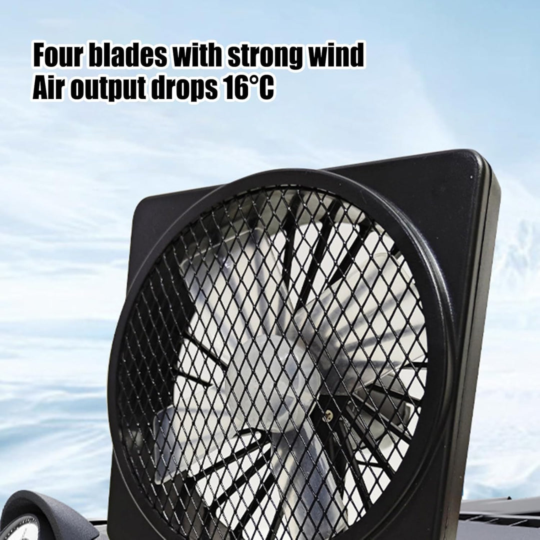 Wentylator powietrza 12V USB do klimatyzacji samochodowej z chłodzeniem z obrotem 360° (1+1 GRATIS) – Aurovent