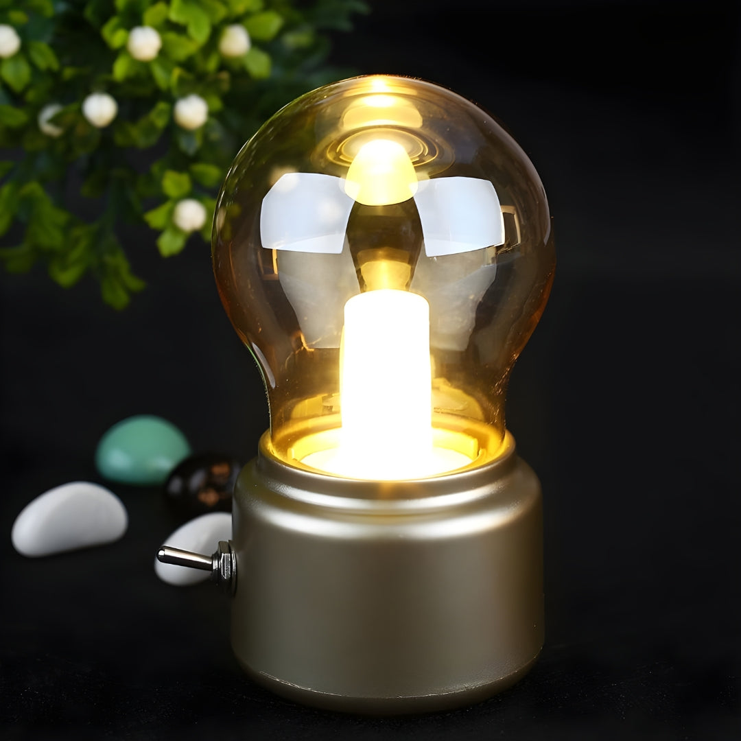 Przenośna Lampa Stołowa Retro - LumiRetro
