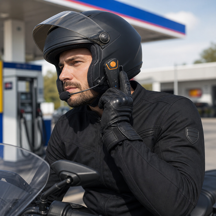 Zestaw Słuchawkowy do Kasku z FM i Interkomem – RideSync
