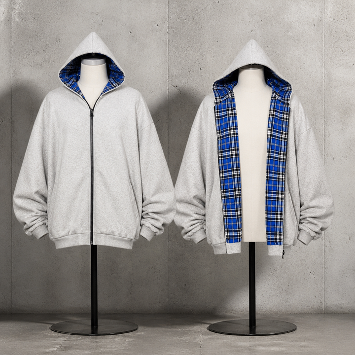 Dwustronna Bluza Oversize z Kapturem – Ruben