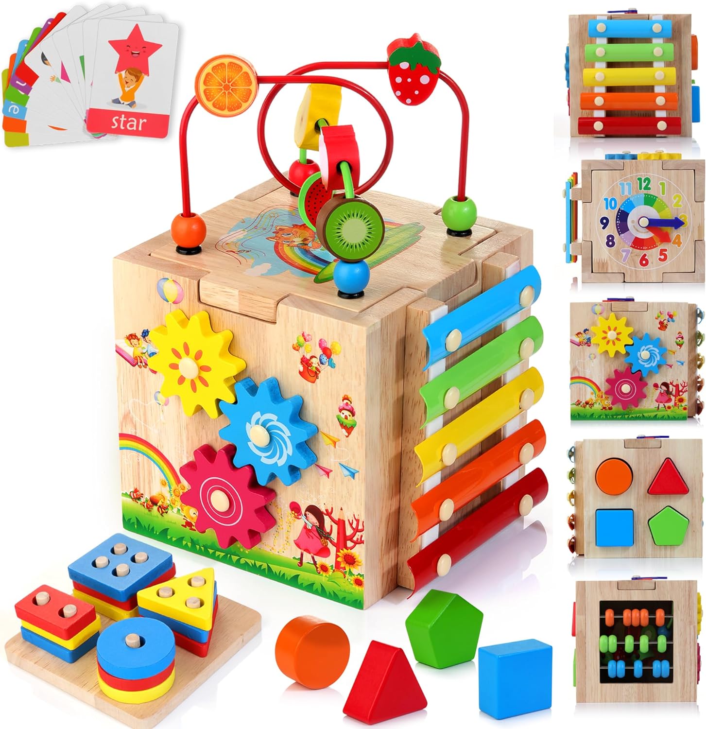 8-w-1 Montessori Klocka do zabawy – Cubbi-Trend Polska