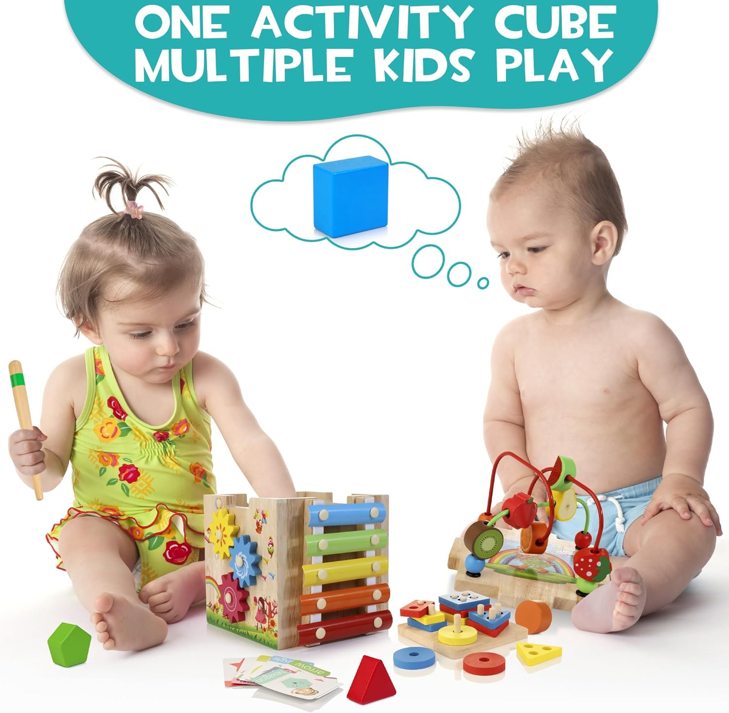8-w-1 Montessori Klocka do zabawy – Cubbi-Trend Polska