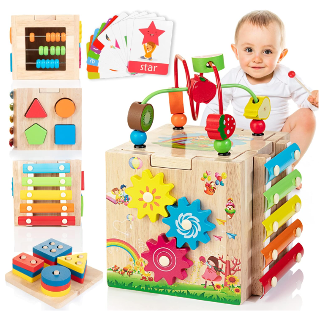 8-w-1 Montessori Klocka do zabawy – Cubbi-Trend Polska