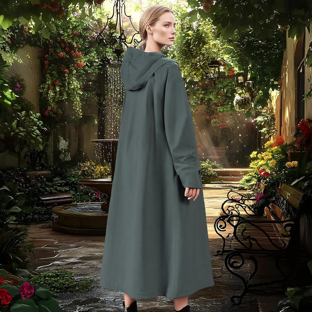 Długi płaszcz przeciwdeszczowy – Veridra