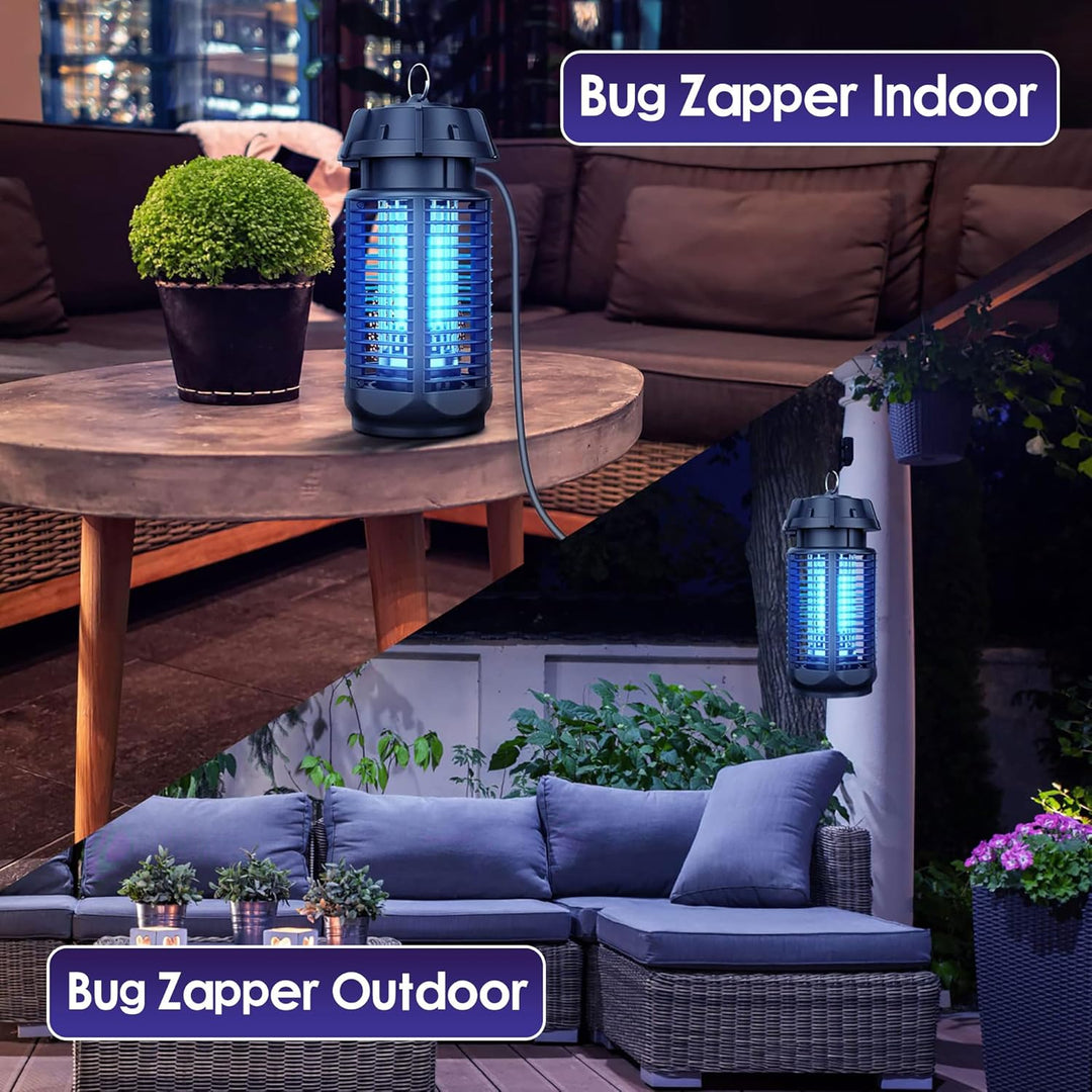 Elektro insektobójca z 20W światłem UV i 4200V zasilaniem, wodoodporny IPX4 – Zeytra