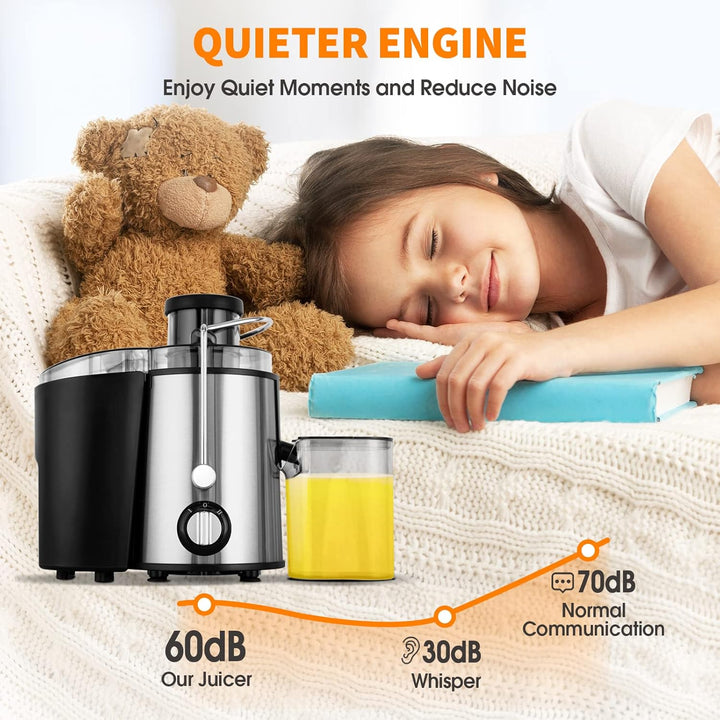 Wyciskarka do zimnego soku z 3 prędkościami – JuicePro