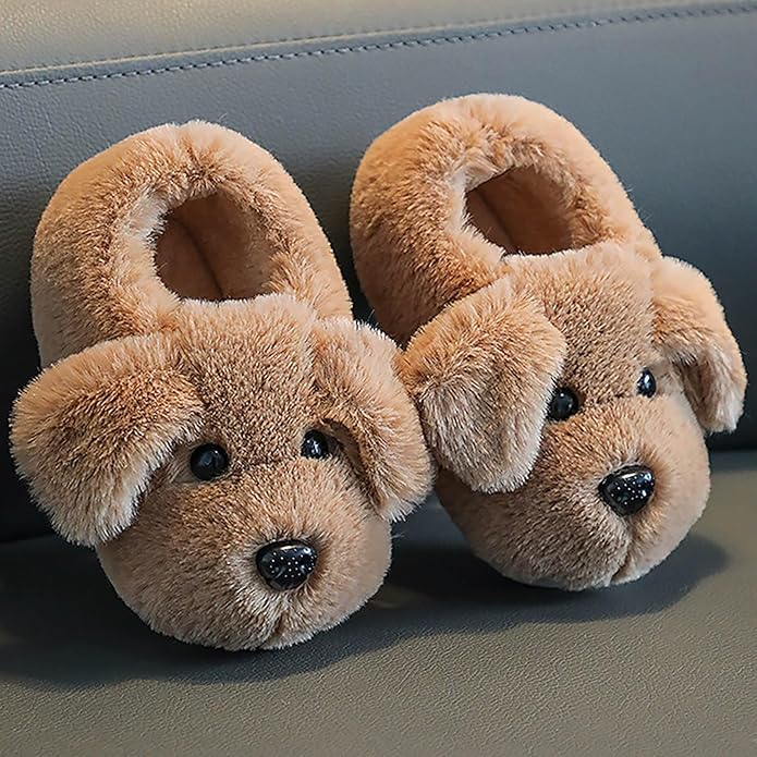 Kapcie dziecięce z wzorem szczeniaka – PuppyPaws