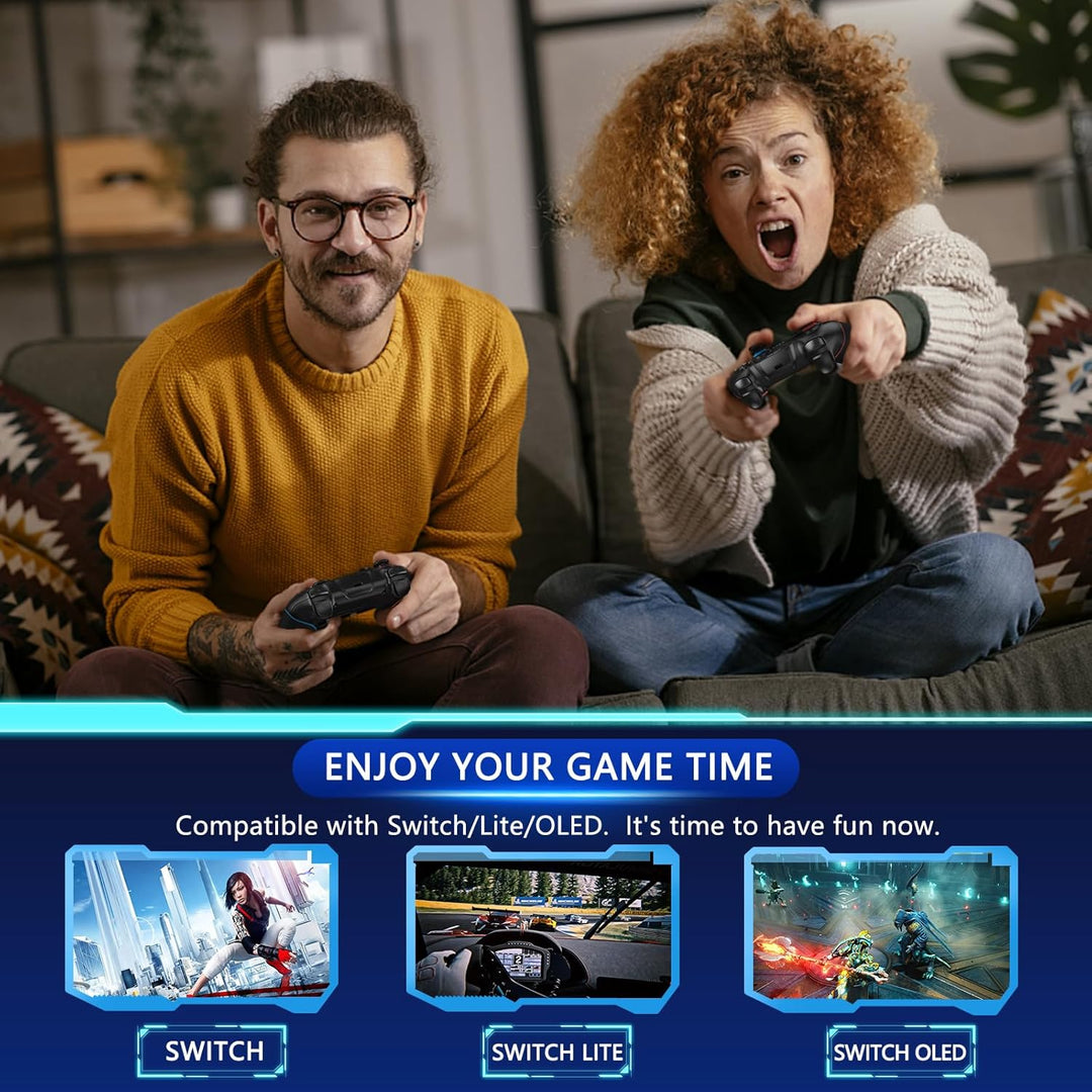 Kontroler bezprzewodowy z joystickami z efektem Halla i funkcją Turbo - Nexora