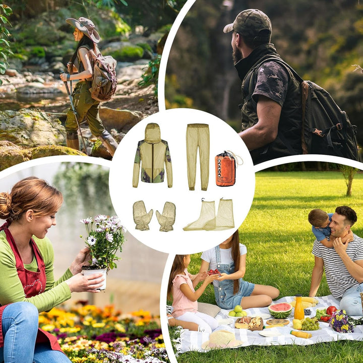 Zestaw ochronny z kurtką, spodniami i rękawicami – Avenira