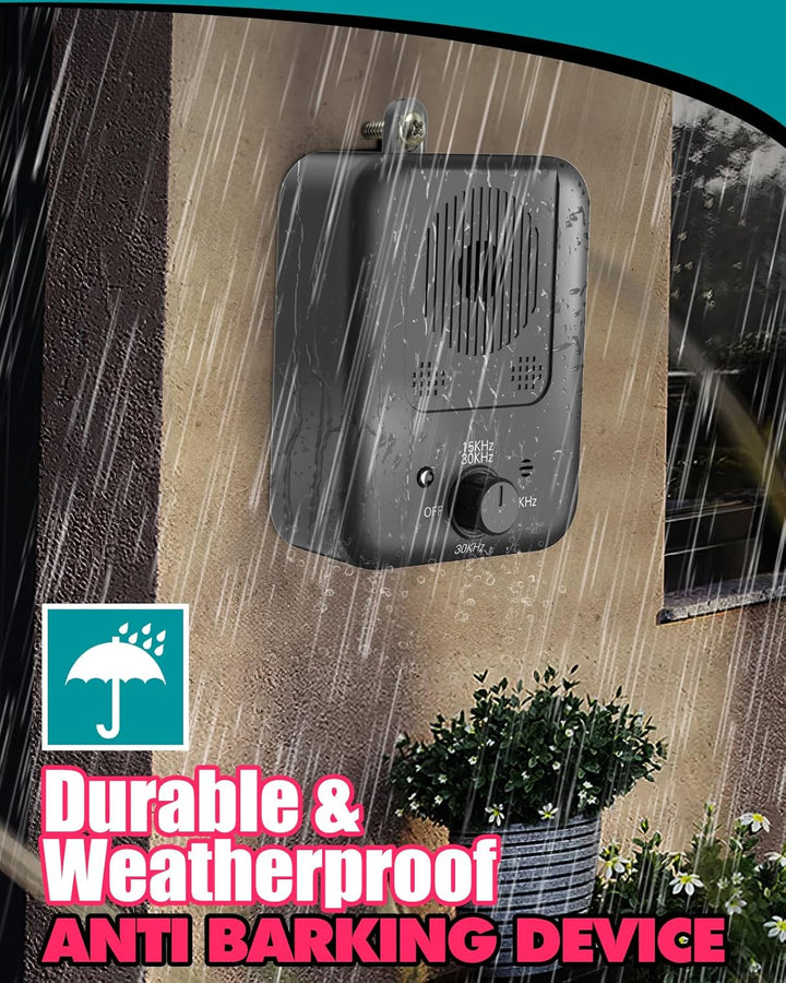 Ładowalne urządzenie ultradźwiękowe do odstraszania psów o zasięgu 15 m – Calvero