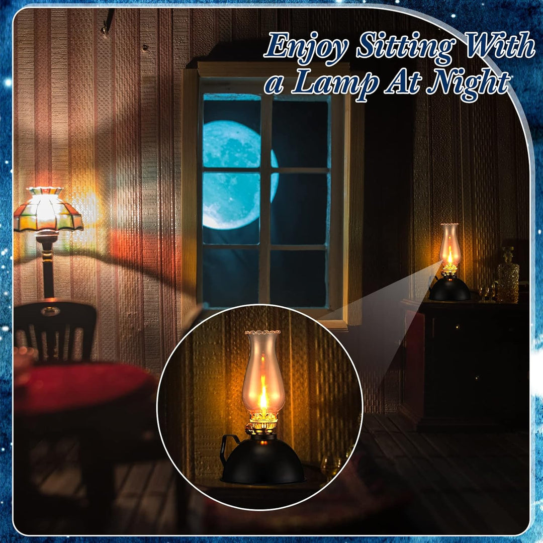 Zestaw lamp w stylu vintage z szkła i metalu - 2 sztuki – Ardin