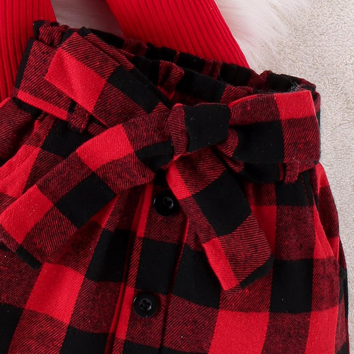 Baby Winterset – Dzianinowy golf i zestaw spódnicowy