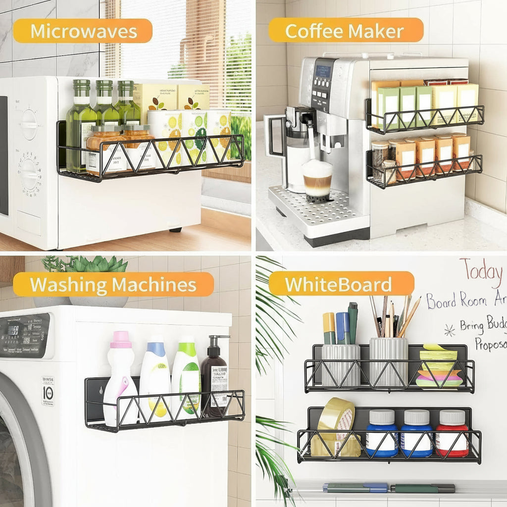 No-Drill Magnetic Spice Rack Set – Vespera