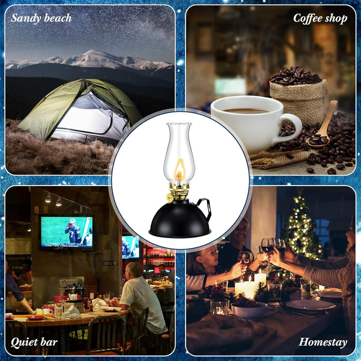 Zestaw lamp w stylu vintage z szkła i metalu - 2 sztuki – Ardin