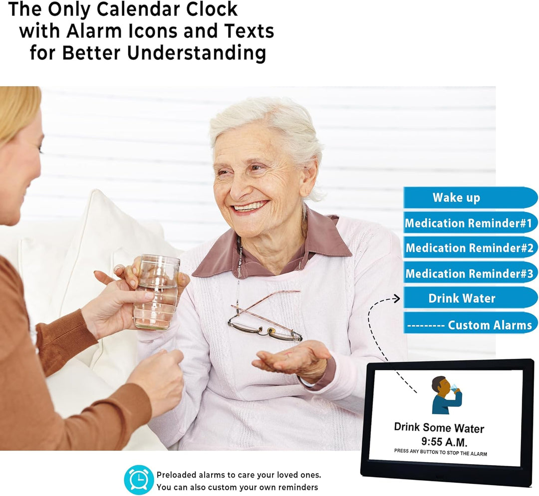 11,5-calowy cyfrowy kalendarz dzienny z 19 przypomnieniami – Claryon