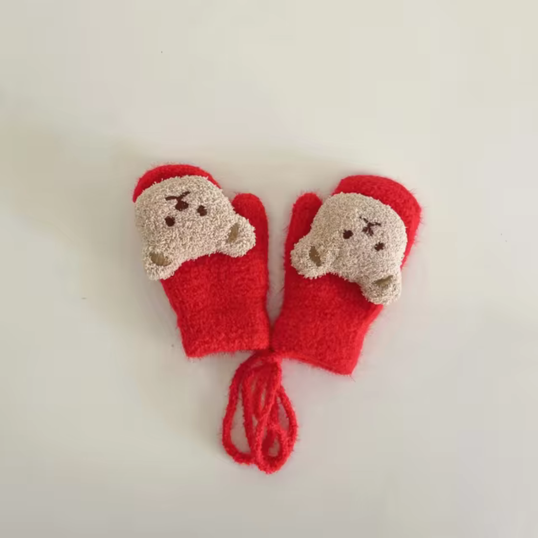 Rękawiczki dla dzieci z misiem – TinyBear Mittens