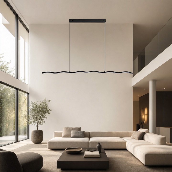 Lampa Wisząca LED o Falistym Kształcie – Ondelle