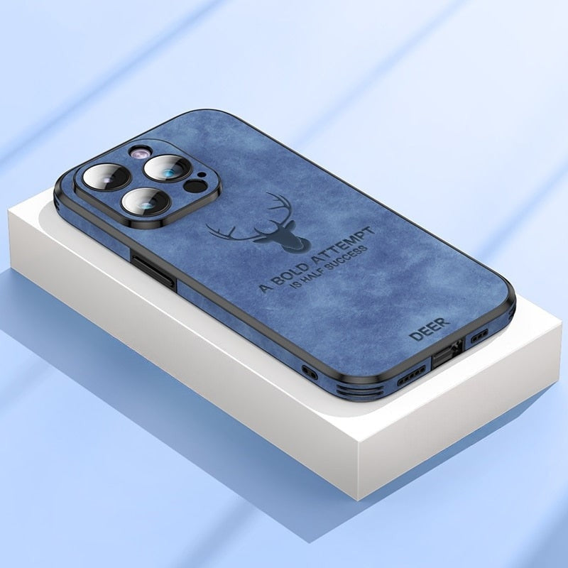Luksusowy skórzany pokrowiec na iPhone - Veltro