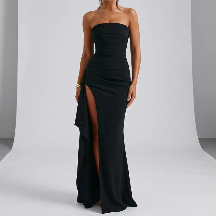 Abendkleid Mit Hohem Schlitz - Anna