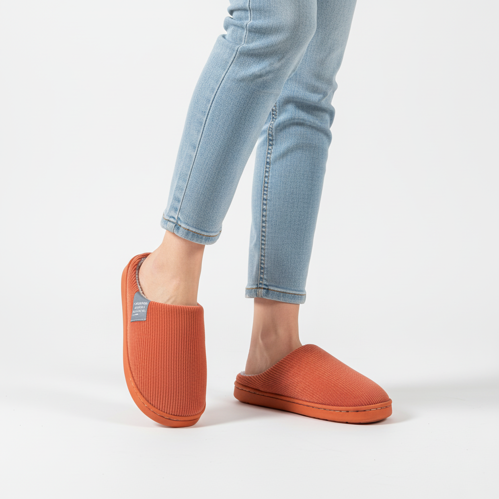 Antirutschsohle Hausschuh - RibComfy