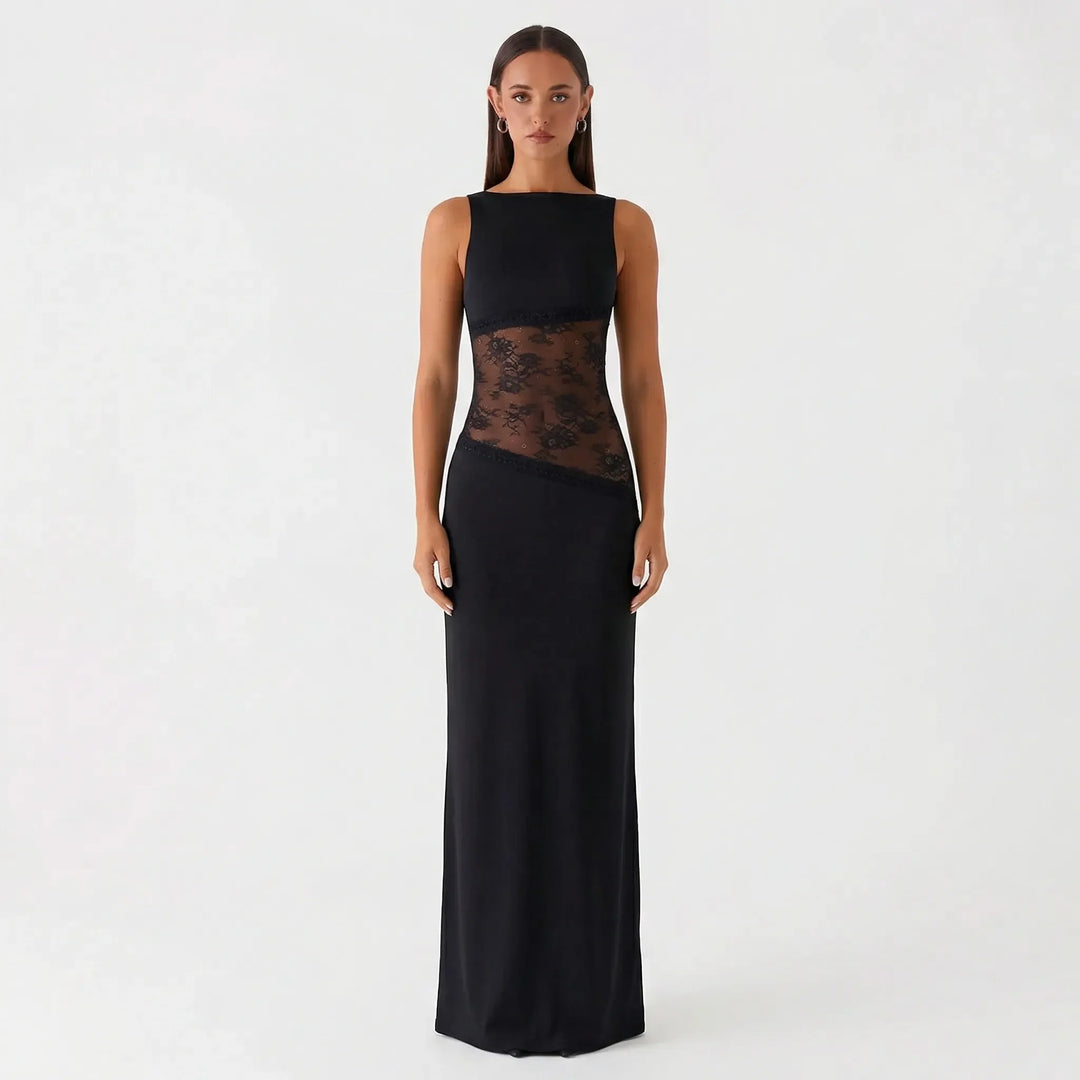 Ärmelloses Maxi Abendkleid - Lilith
