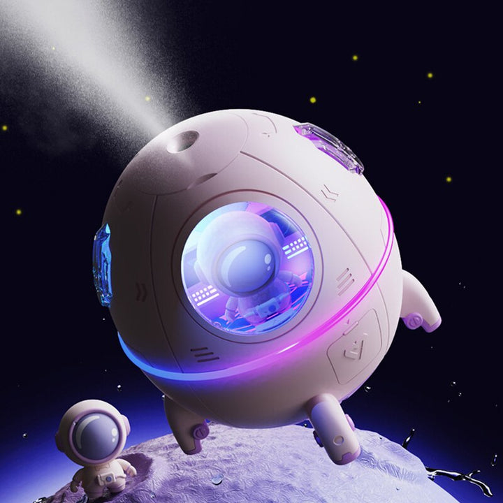 Przenośny nawilżacz powietrza dla astronautów z nocną lampką i dyfuzorem aromatów - AstroMist
