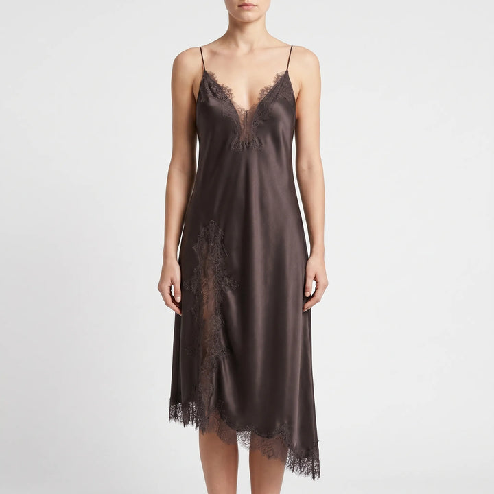 Asymmetrical Slip Dress -  Esther