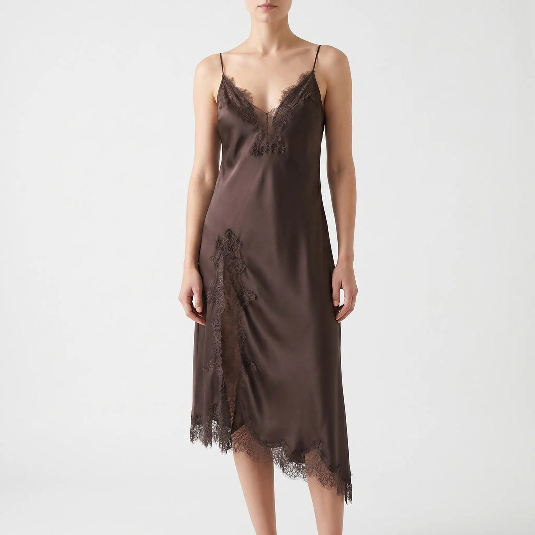 Asymmetrical Slip Dress -  Esther