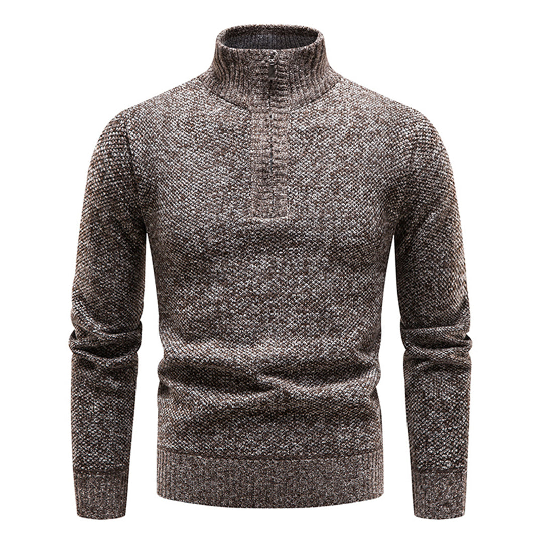 Sweter męski z półzipem – Cedric
