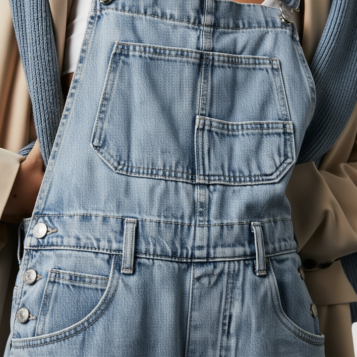 Bequemer Denim-Hosenanzug - Nina