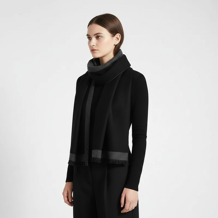 Gestrickter Schal Aus Seide Kaschmir - SilkKash