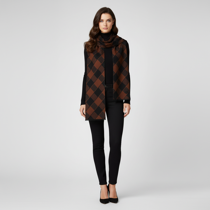 Gestrickter Schal Aus Seide Kaschmir - SilkKash