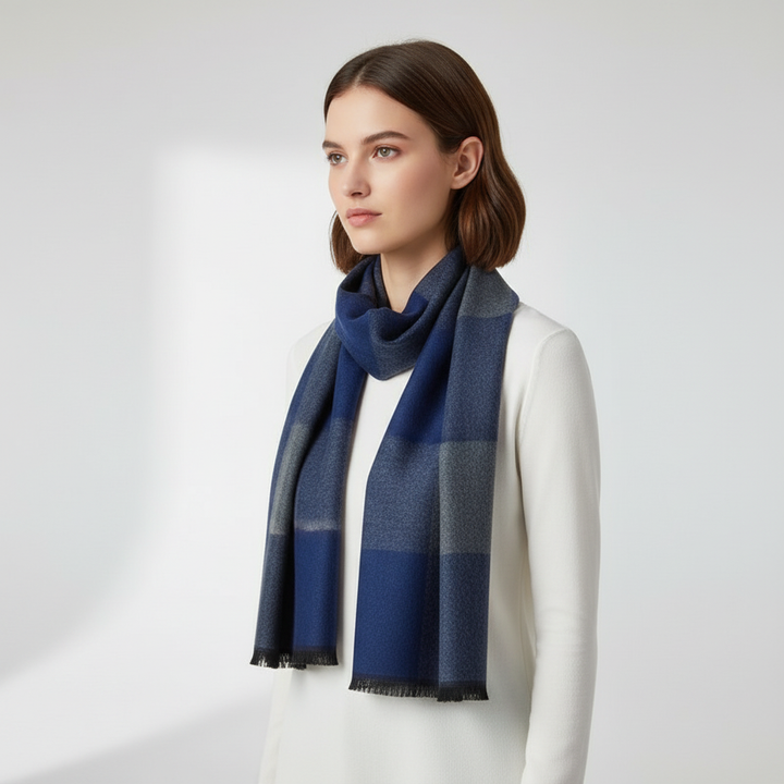 Gestrickter Schal Aus Seide Kaschmir - SilkKash