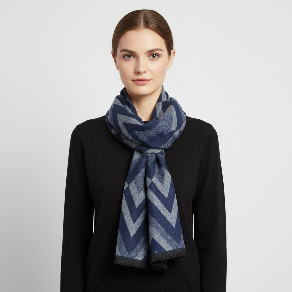 Gestrickter Schal Aus Seide Kaschmir - SilkKash