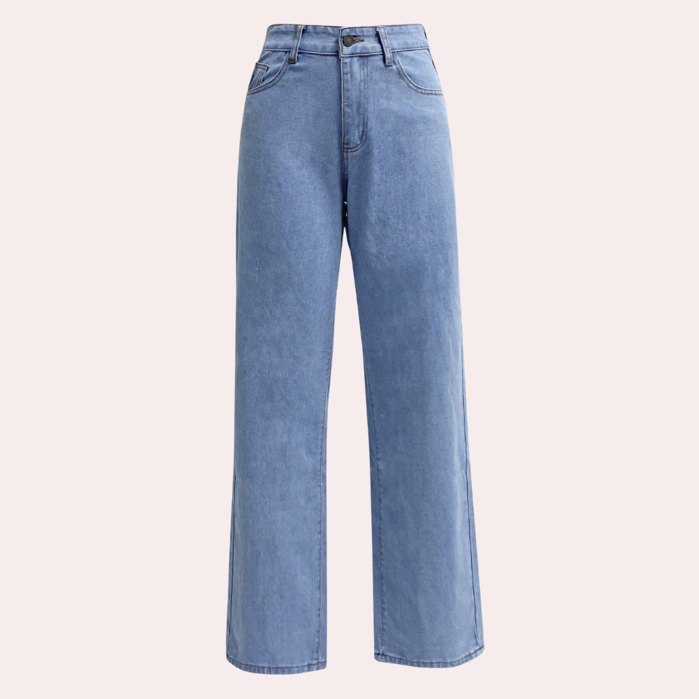 High Waist Baggy Damskie Jeansy – Elara