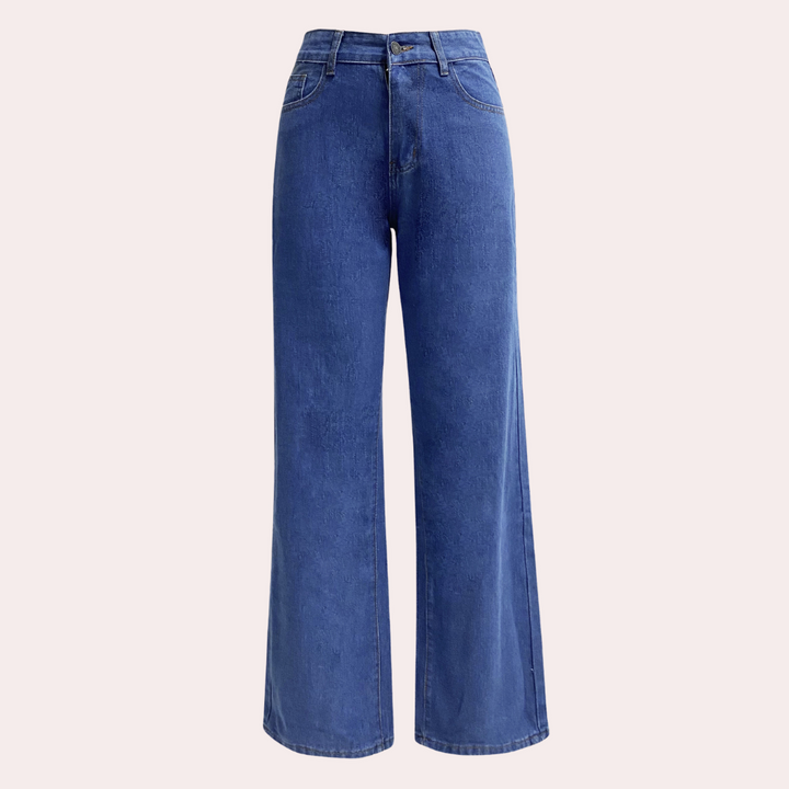 High Waist Baggy Damskie Jeansy – Elara