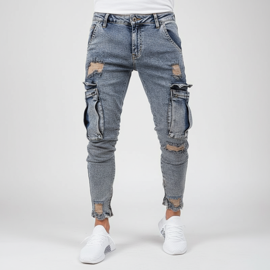 Cargohose Aus Denim - Nico