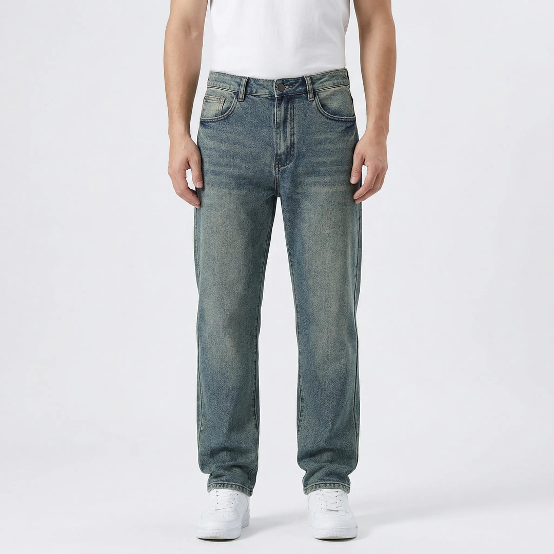 Casual Herenjeans Met Natuurlijke Taille - Wendell