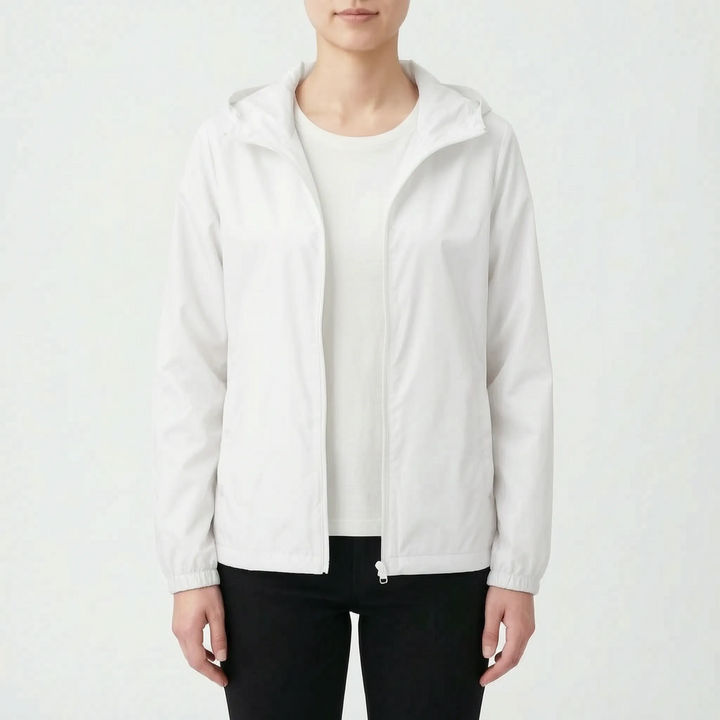 Casual Hooded Windbreaker Jacket -  Vickie